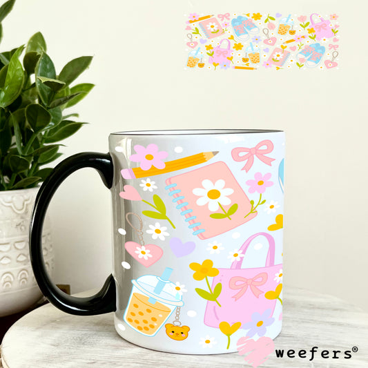 UV DTF Cup Wrap – Girly Favorite Things 11oz Coffee Mug Weefers