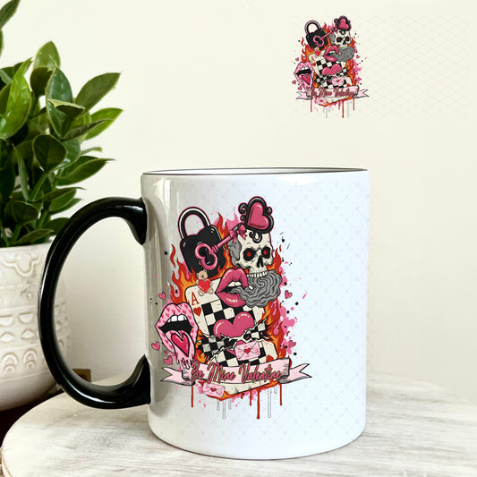 UV DTF Decal - Be Mine Valentine 11oz Coffee Mug Weefers