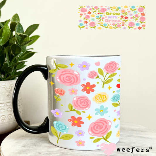 UV DTF Cup Wrap – Grow with Grace 11oz Coffee Mug Weefers