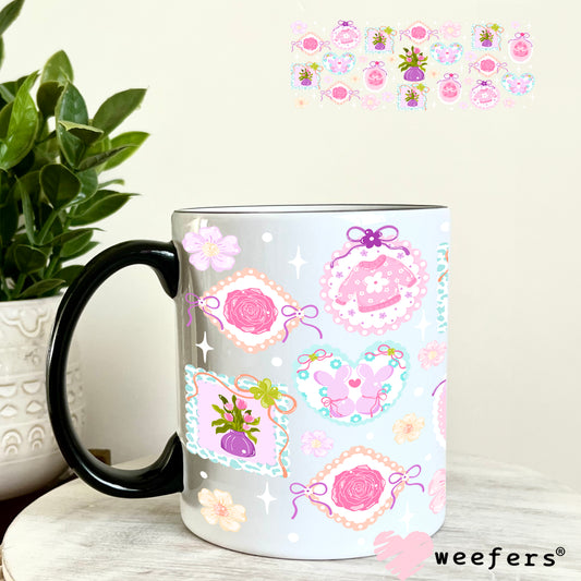 UV DTF Cup Wrap – Vintage Easter 11oz Coffee Mug Weefers