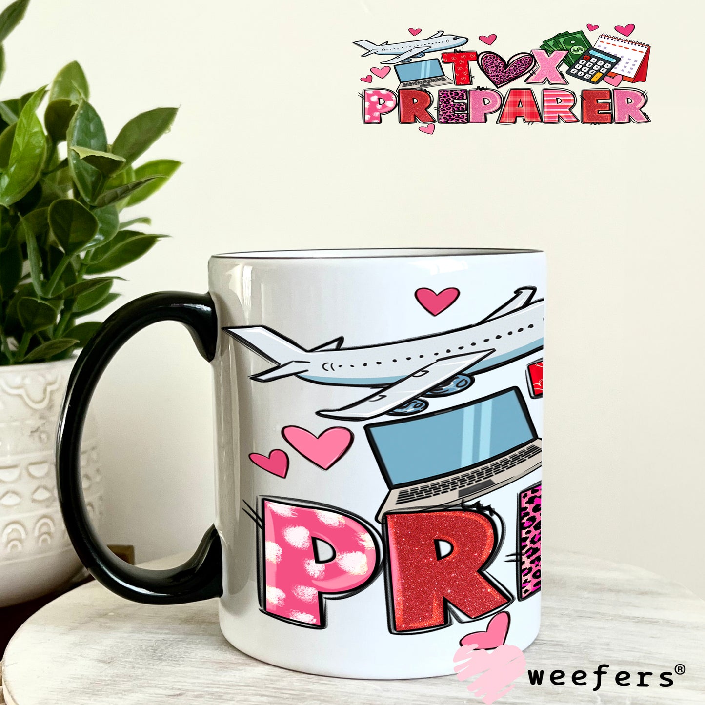 UV DTF Cup Wrap – Tax Preparer 11oz Coffee Mug Weefers