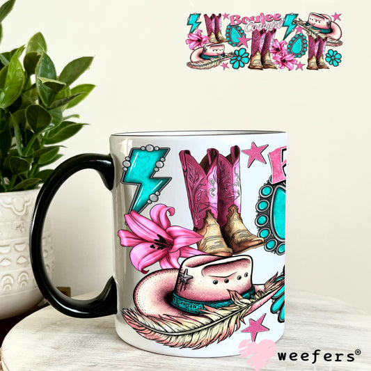 UV DTF Cup Wrap – Boujee Cowgirl 11oz Coffee Mug Weefers
