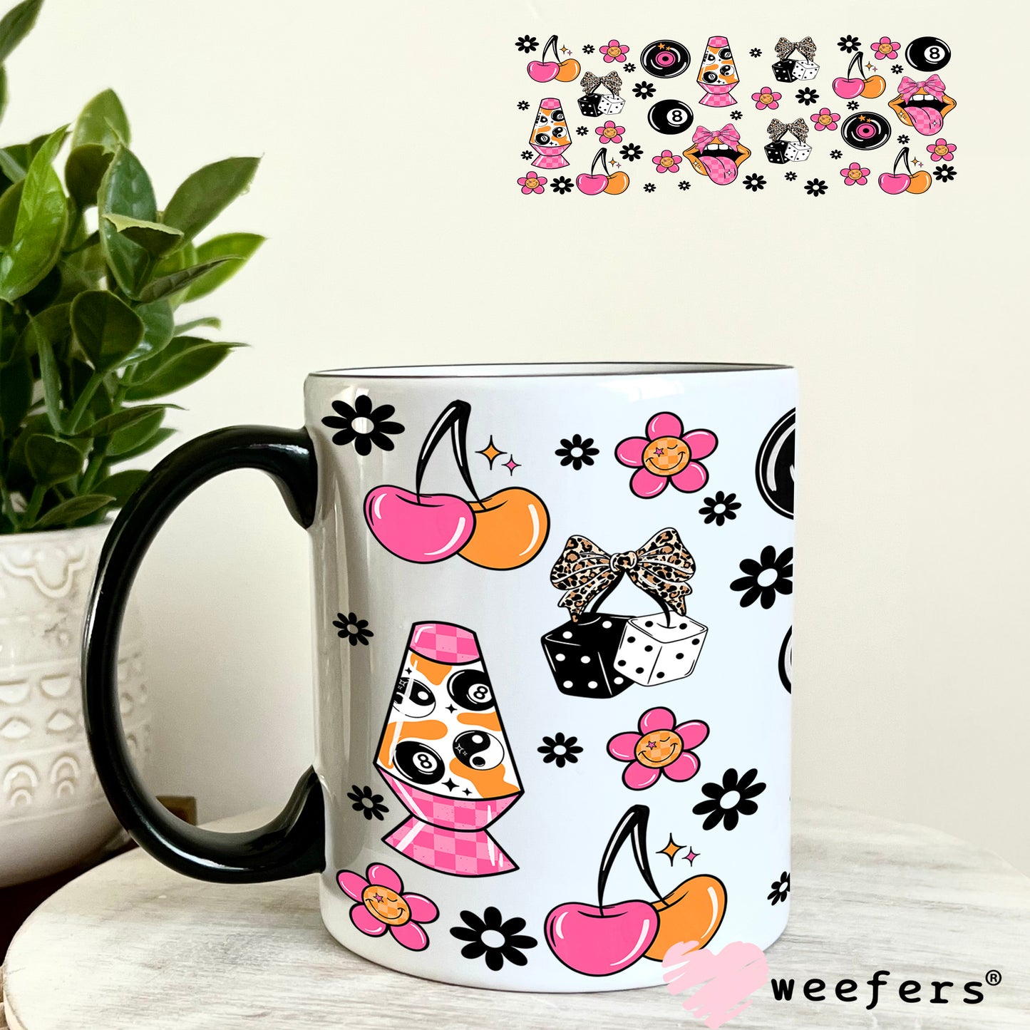 UV DTF Cup Wrap – Sorry for What My Face Said Sidekick - Weefers Exclusive 11oz Coffee Mug Weefers