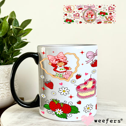 UV DTF Cup Wrap – Cake Girl 11oz Coffee Mug Weefers