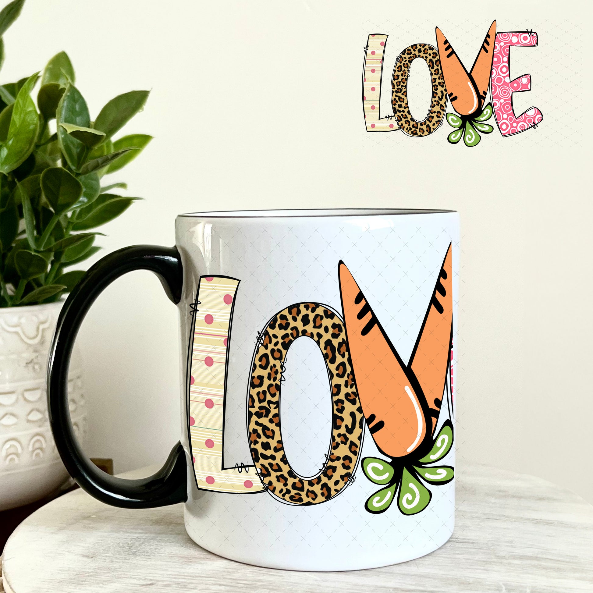 UV DTF Decal - Easter Love 11oz Coffee Mug Weefers