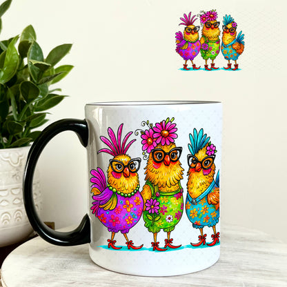 UV DTF Decal - Bougee Chicken Ladies 11oz Coffee Mug Weefers