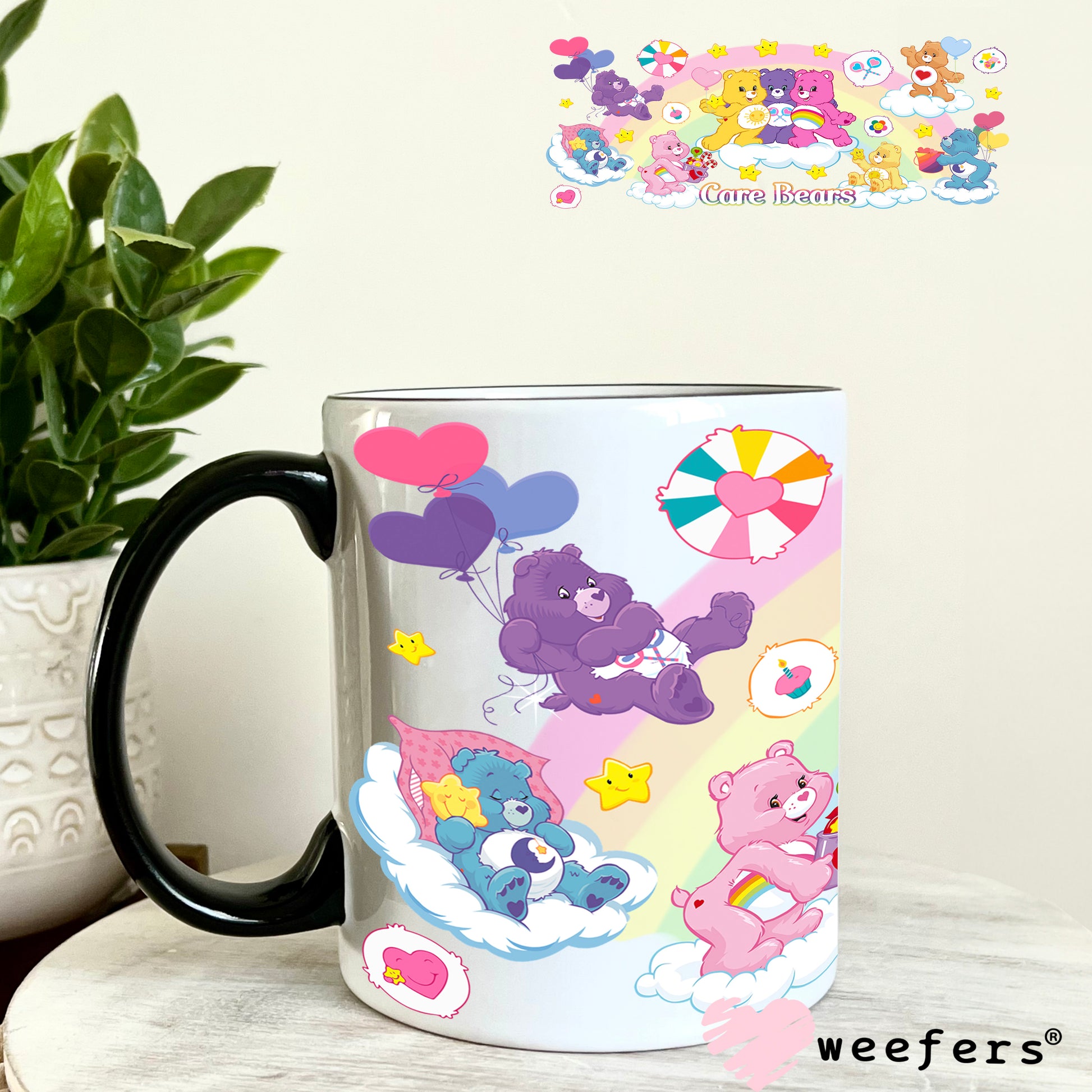 UV DTF Cup Wrap – Bears Care 11oz Coffee Mug Weefers