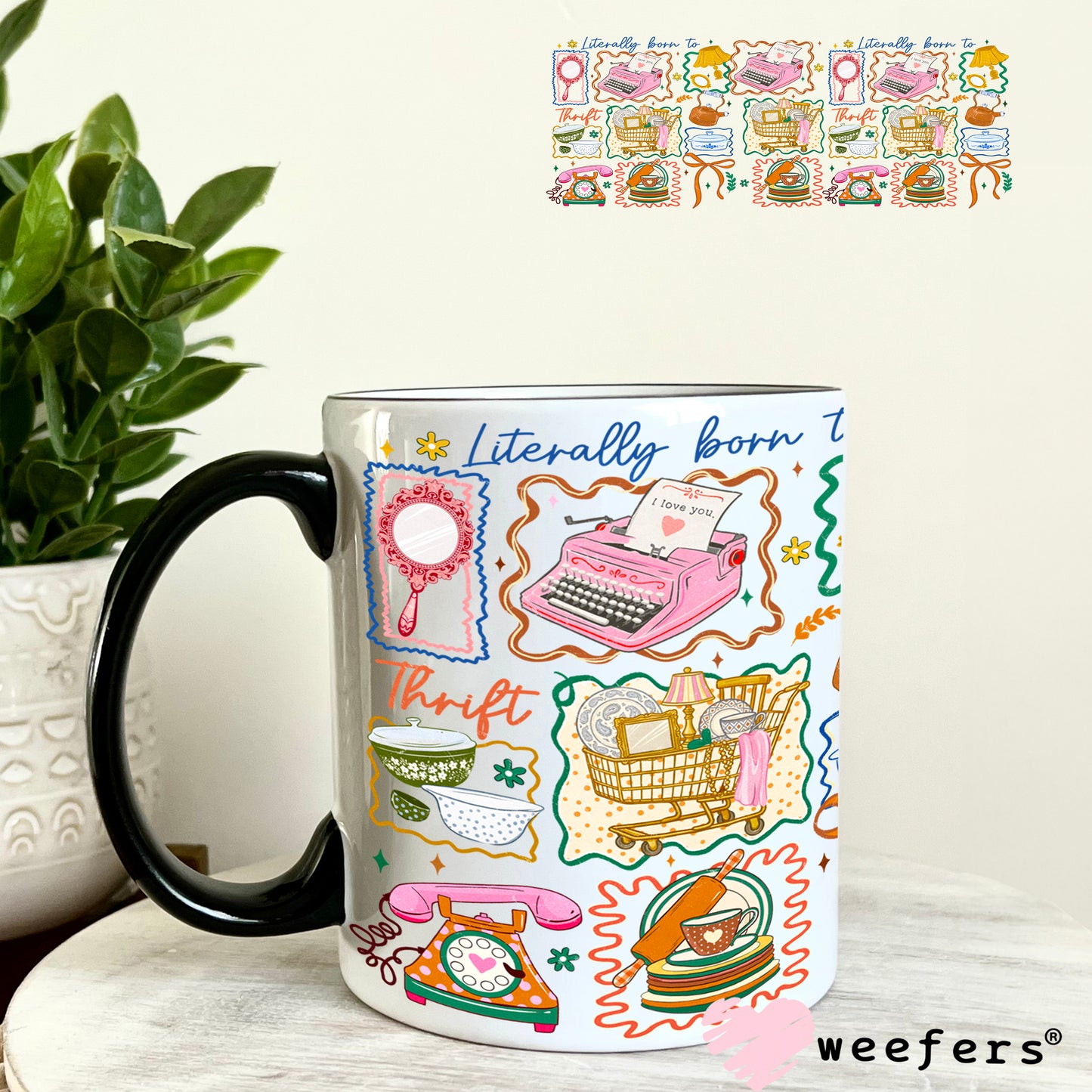 UV DTF Cup Wrap – Literally Born to Write Shop Cook 11oz Coffee Mug Weefers