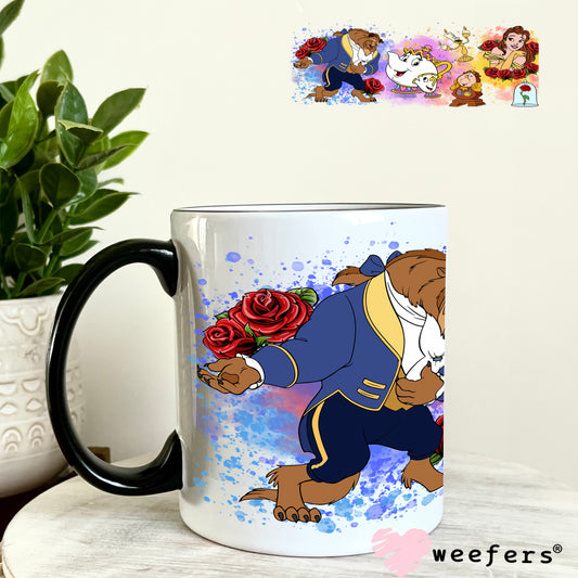 UV DTF Cup Wrap – Beast of a Beauty 11oz Coffee Mug Weefers