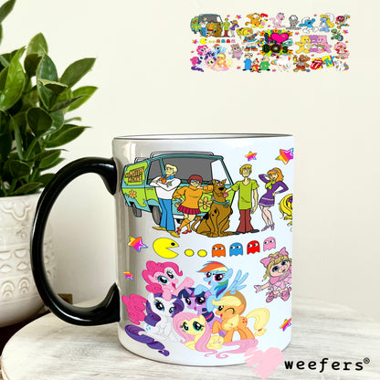 UV DTF Cup Wrap – I love the 80's 11oz Coffee Mug Weefers