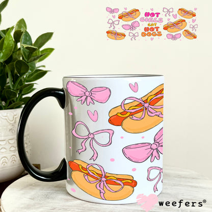UV DTF Cup Wrap – Hot Girls Eat Hot Dogs 11oz Coffee Mug Weefers