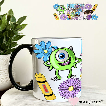 UV DTF Cup Wrap – Monsters Inc 11oz Coffee Mug Weefers