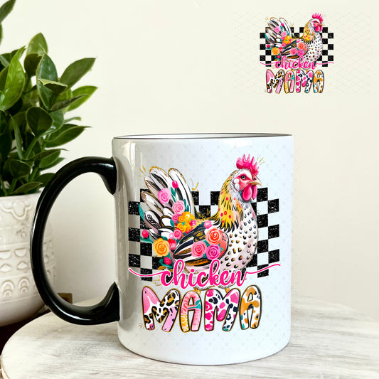 UV DTF Decal - Chicken Mama 11oz Coffee Mug Weefers