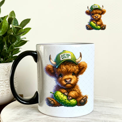 UV DTF Decal - Just Dill with It 11oz Coffee Mug Weefers