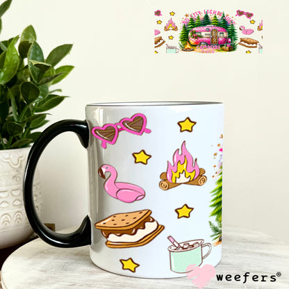 UV DTF Cup Wrap – No City Lights Just Campfire Nights - Weefers Exclusive 11oz Coffee Mug Cup Wrap Weefers