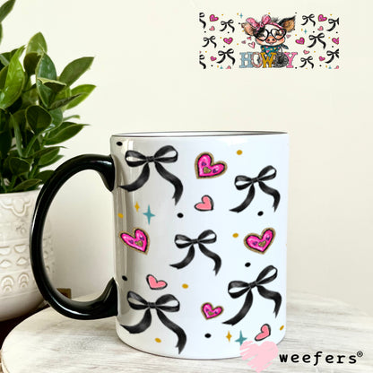 UV DTF Cup Wrap – Howdy Pig - Weefers Exclusive 11oz Coffee Mug Weefers