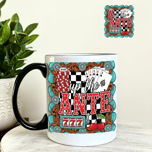 UV DTF Decal - Up the Ante 11oz Coffee Mug Weefers