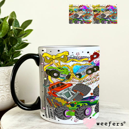 UV DTF Cup Wrap – Monster Truck 11oz Coffee Mug Weefers