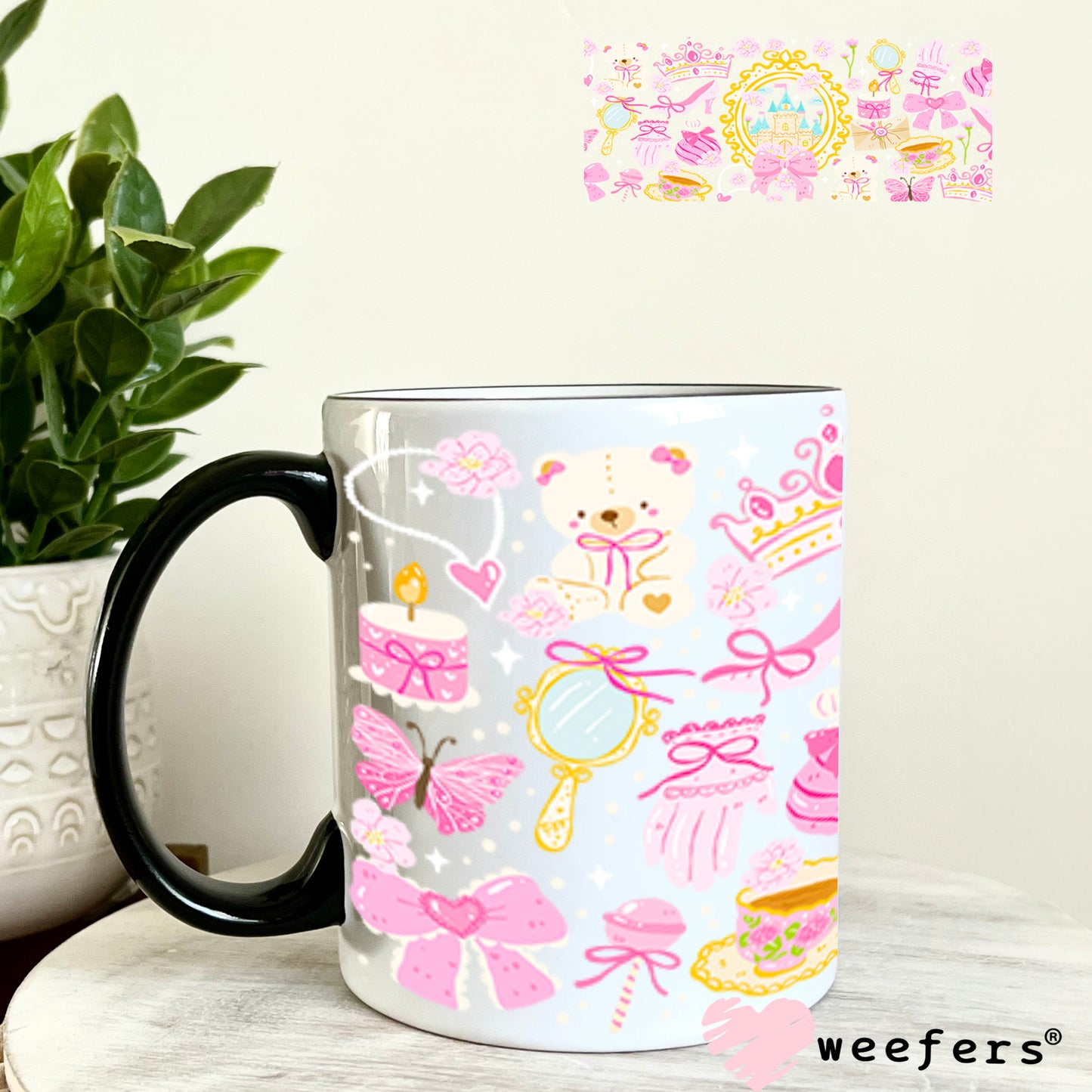 UV DTF Cup Wrap – Princess Favorite Things 11oz Coffee Mug Weefers