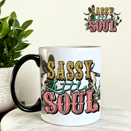 UV DTF Decal - Sassy Little Soul 11oz Coffee Mug Weefers