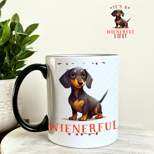 UV DTF Decal - It's a Wienerful Day 11oz Coffee Mug Weefers