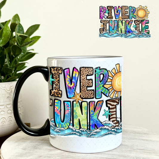 UV DTF Decal - River Junkie 11oz Coffee Mug Weefers