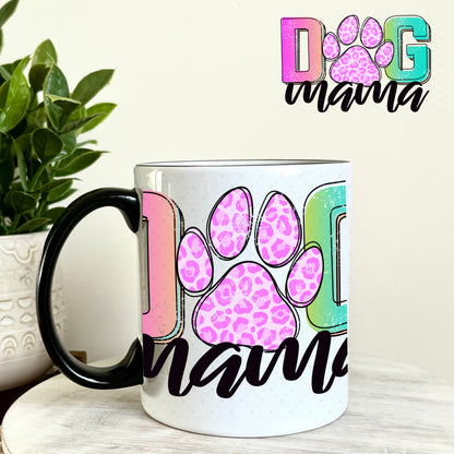 UV DTF Decal - Dog Mama Ombre 11oz Coffee Mug Weefers