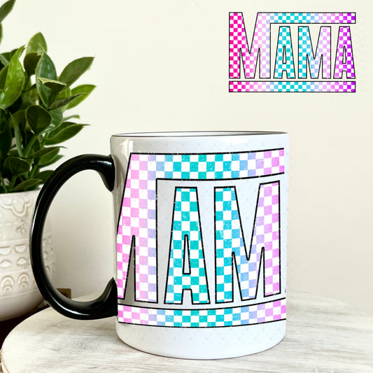 UV DTF Decal - Mama Retro 11oz Coffee Mug Weefers