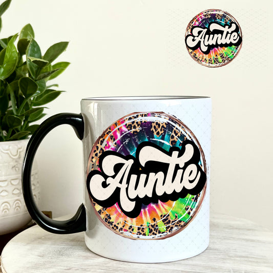 UV DTF Decal - Auntie 11oz Coffee Mug Weefers