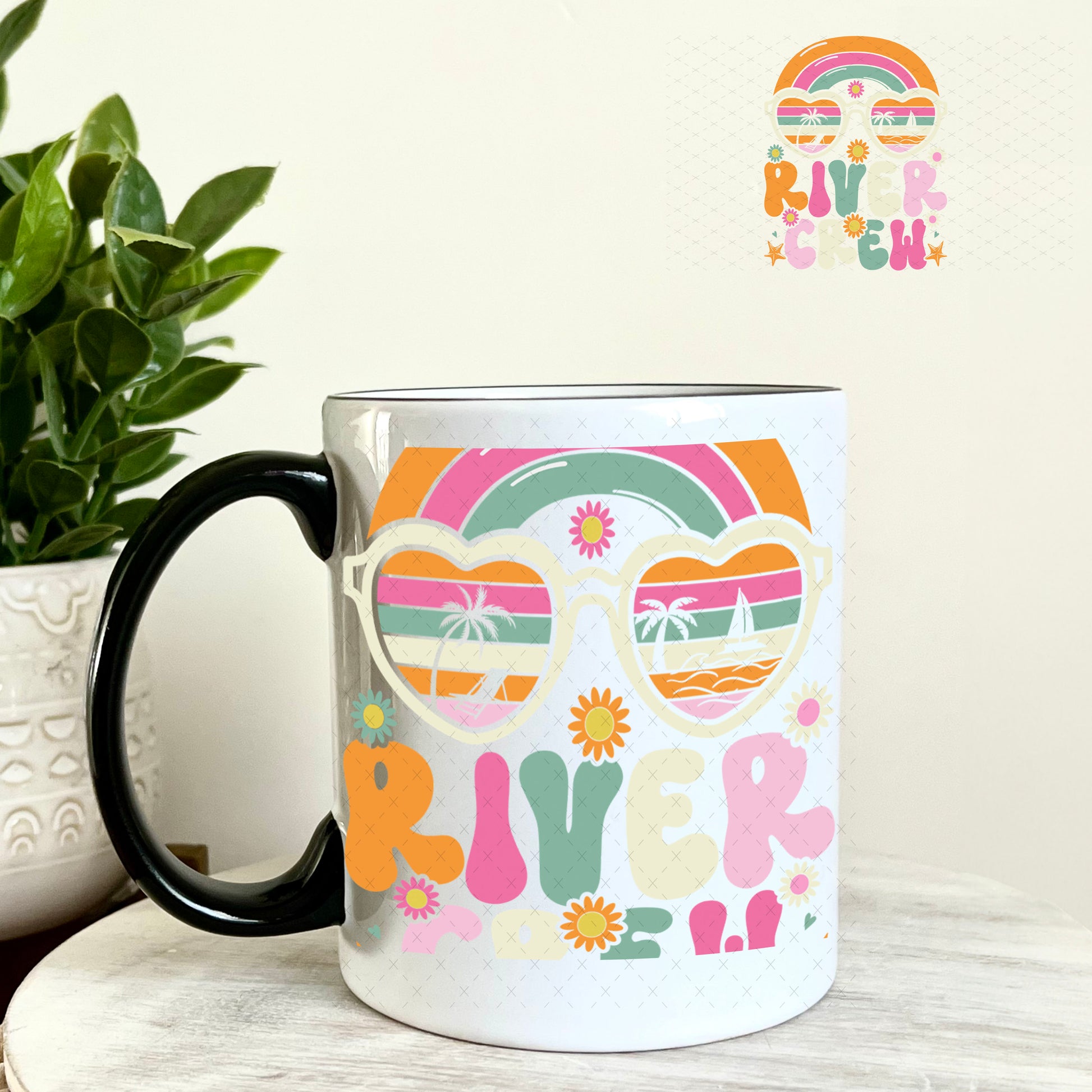 UV DTF Decal - River Crew 11oz Coffee Mug Weefers