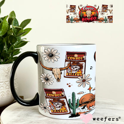 UV DTF Cup Wrap – Cowboy Killers Rodeo 11oz Coffee Mug Weefers