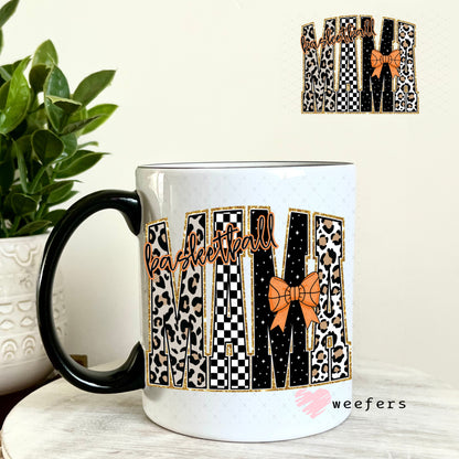 UV DTF Decal - Leopard Basketball Mama 11oz Coffee Mug Weefers