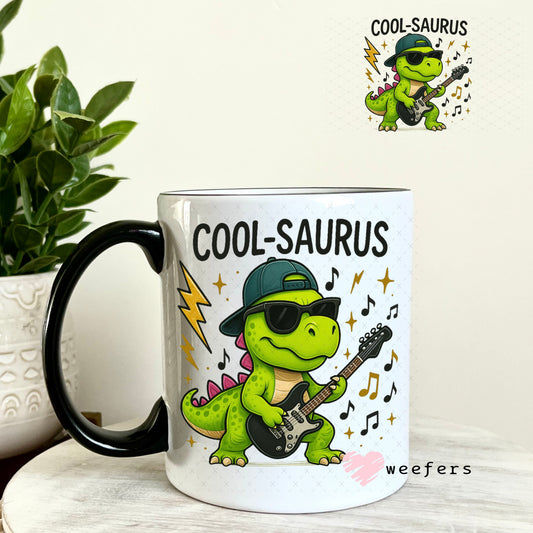 UV DTF Decal - Cool-Saurus 11oz Coffee Mug Weefers