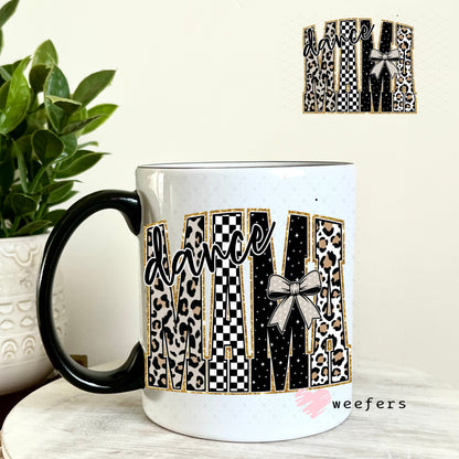 UV DTF Decal - Leopard Dance Mama 11oz Coffee Mug Weefers
