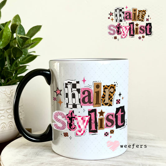 UV DTF Decal - Hair Stylist 11oz Coffee Mug Weefers