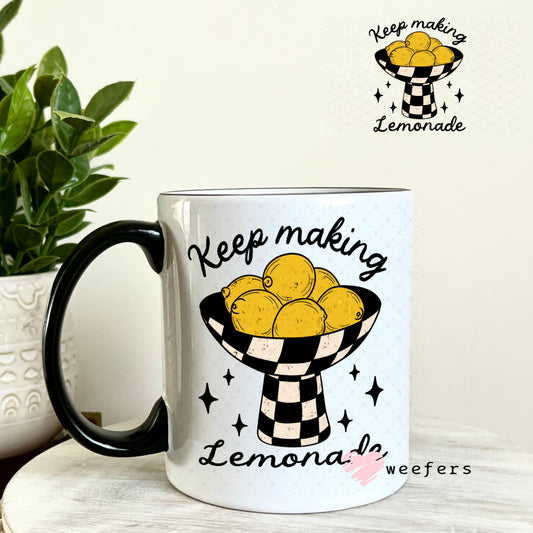 UV DTF Decal - Keep Making Lemonade 11oz Coffee Mug Weefers