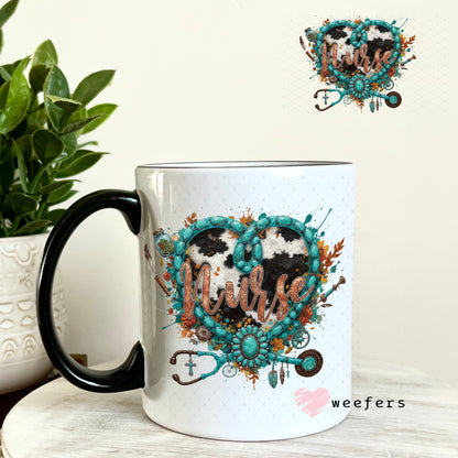 UV DTF Decal - Nurse Western 11oz Coffee Mug Weefers