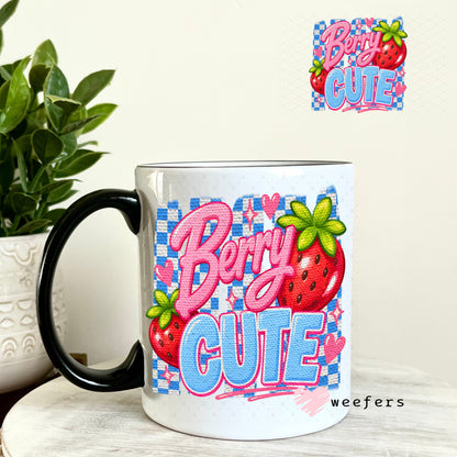 UV DTF Decal - Berry Cute 11oz Coffee Mug Weefers