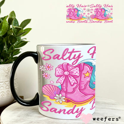 UV DTF Cup Wraps - Salty Hair 11oz Coffee Mug Weefers