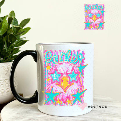 UV DTF Decal - Eagles Colorful Mascot 11oz Coffee Mug Weefers