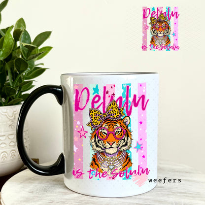 UV DTF Decal - Delulu is the Solulu 11oz Coffee Mug Weefers
