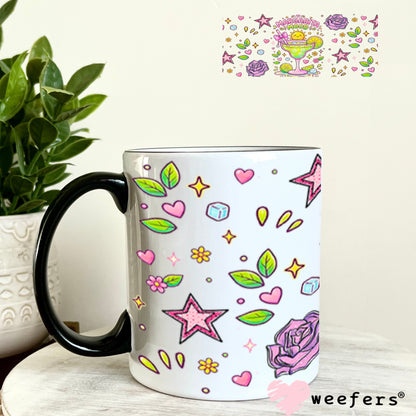 UV DTF Cup Wraps - Margarita Mood - Weefers Exclusive 11oz Coffee Mug Weefers