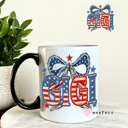 UV DTF Decal - Gigi USA 11oz Coffee Mug Weefers