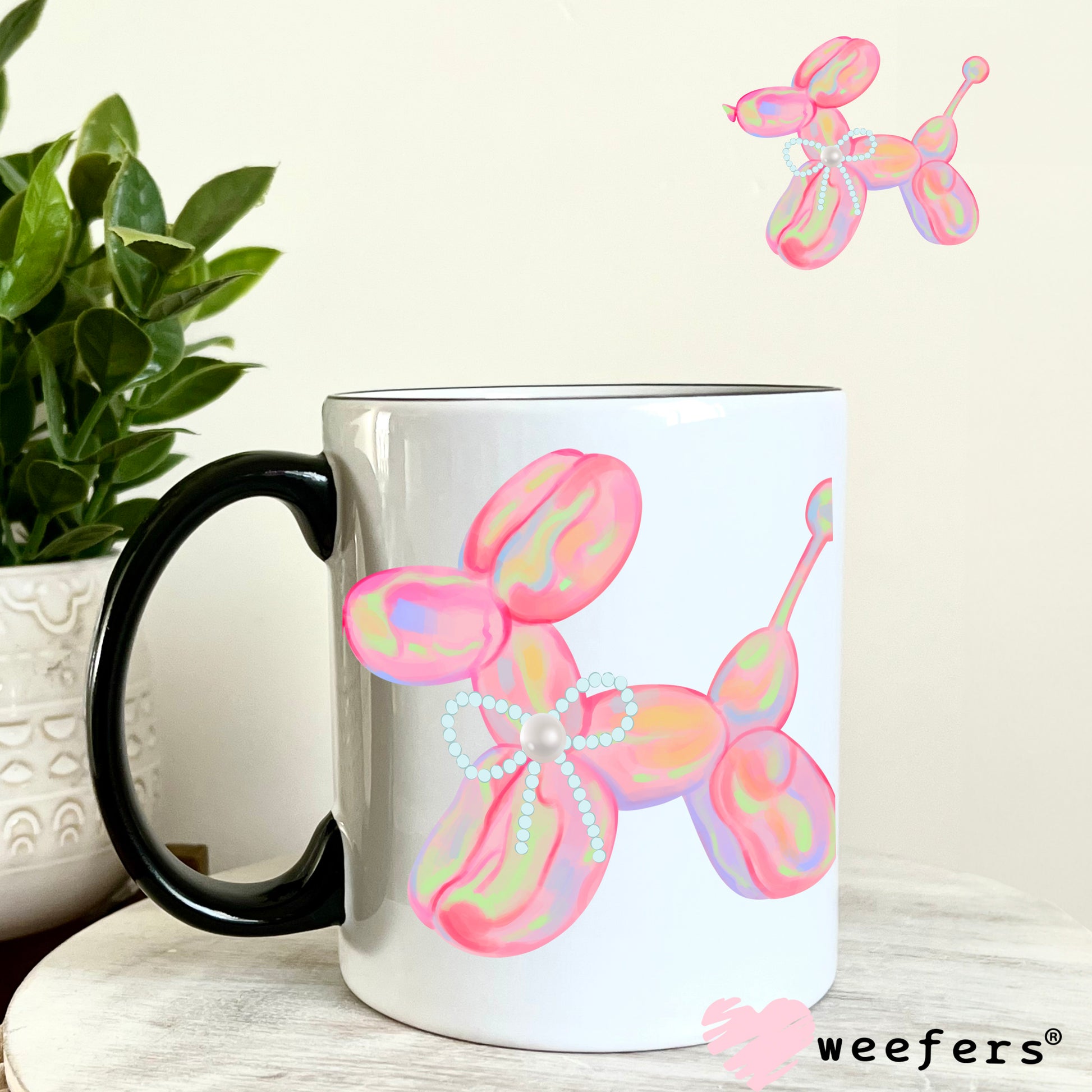 Coquette Balloon Dog UV DTF Decal - Weefers