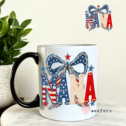 UV DTF Decal - Nana USA 11oz Coffee Mug Weefers