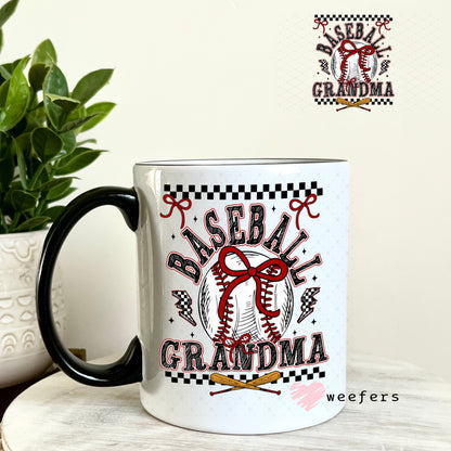 UV DTF Decal - Baseball Grandma 11oz Coffee Mug Weefers