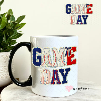 UV DTF Decal - Baseball Gameday 11oz Coffee Mug Weefers