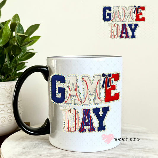 UV DTF Decal - Baseball Gameday 11oz Coffee Mug Weefers