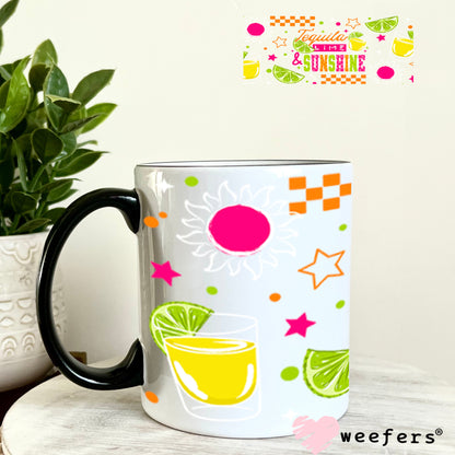 UV DTF Cup Wraps - Tequila Lime and Sunshine 11oz Coffee Mug Weefers