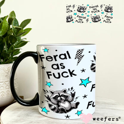UV DTF Cup Wraps - Feral as Fu$k 11oz Coffee Mug Weefers